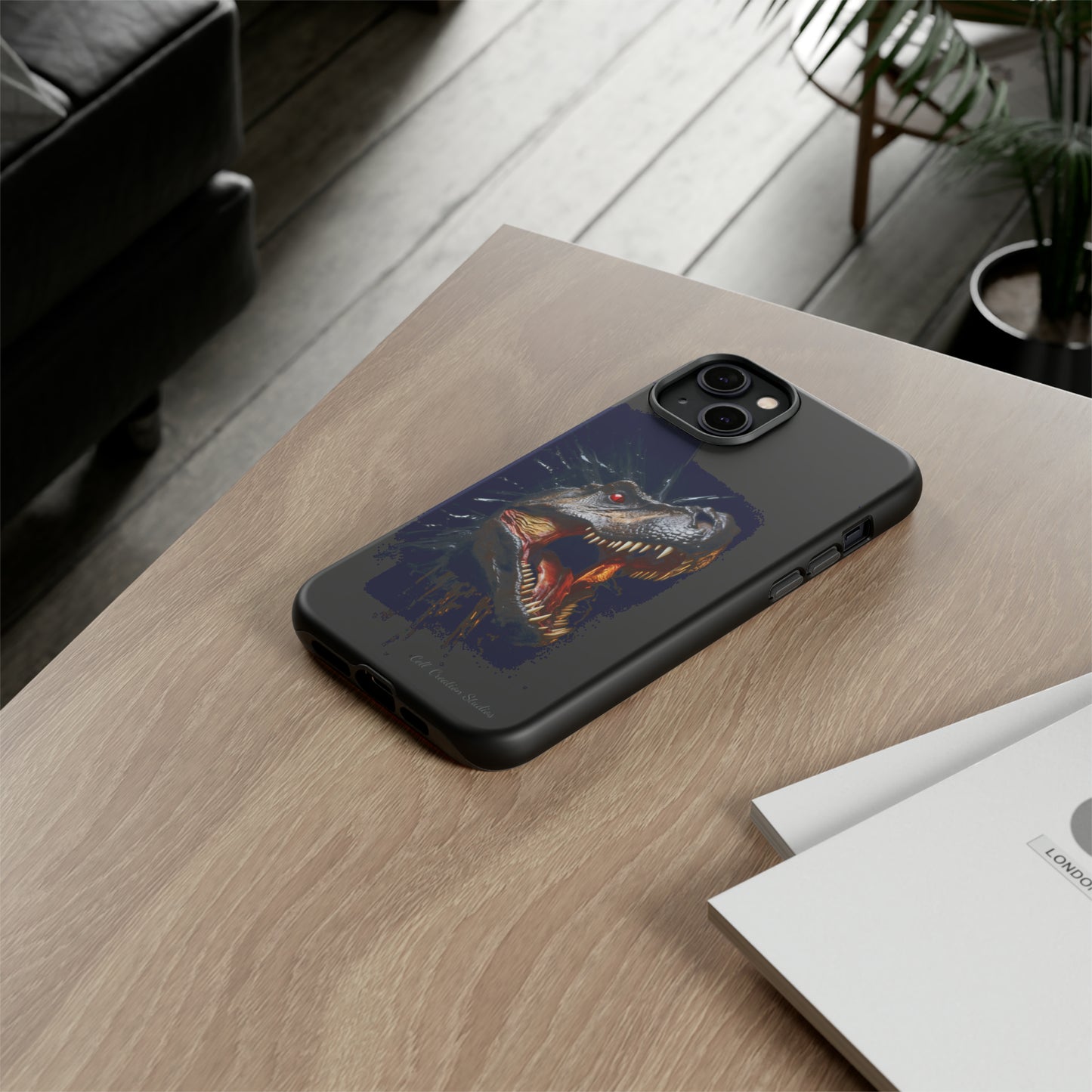 "Jurassic Impact" T-Rex Phone Case -Tough Cases