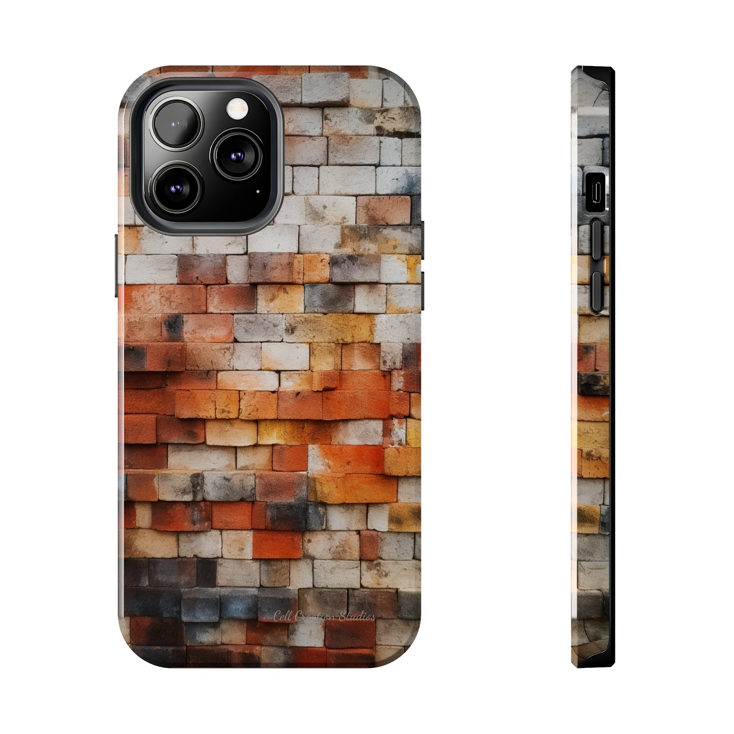 Introducing our "Urban Brickwork" Cell Phone Case – the perfect fusion of style and protection for your device -Tough Phone Cases