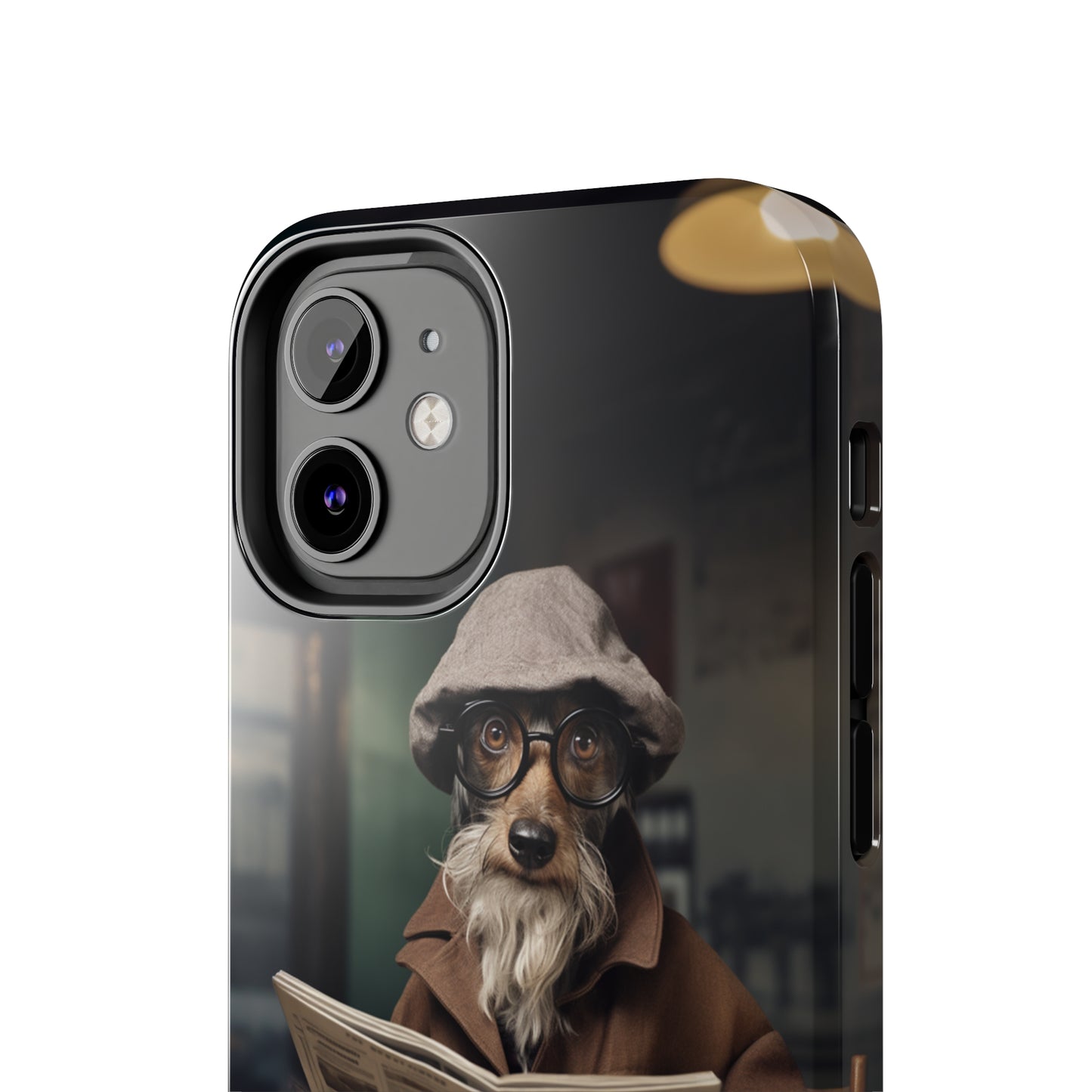 Introducing the "Canine Scholar" Cell Phone Case – Where Canine Meets Wisdom. -Tough Phone Cases