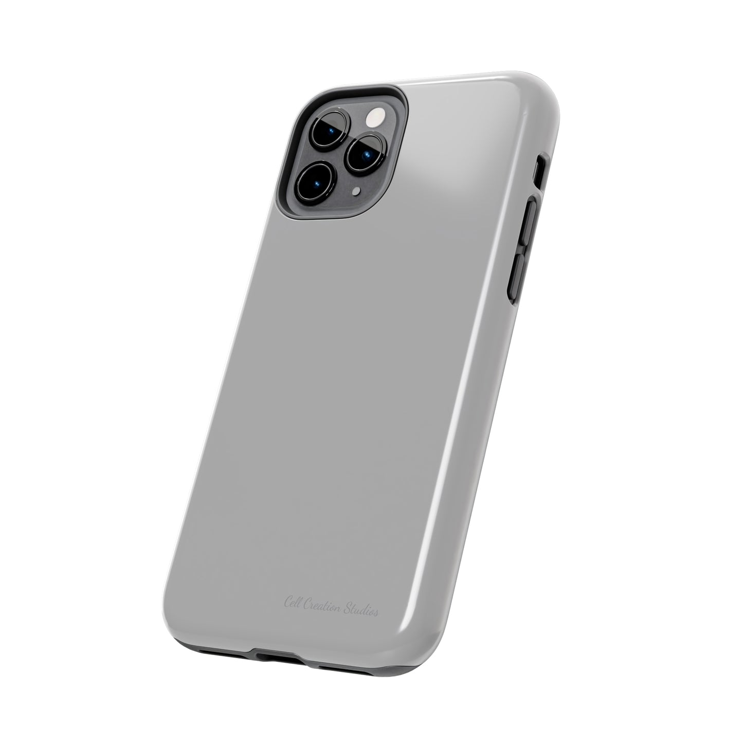"Sleek Silver Essence" -Tough iPhone Cases