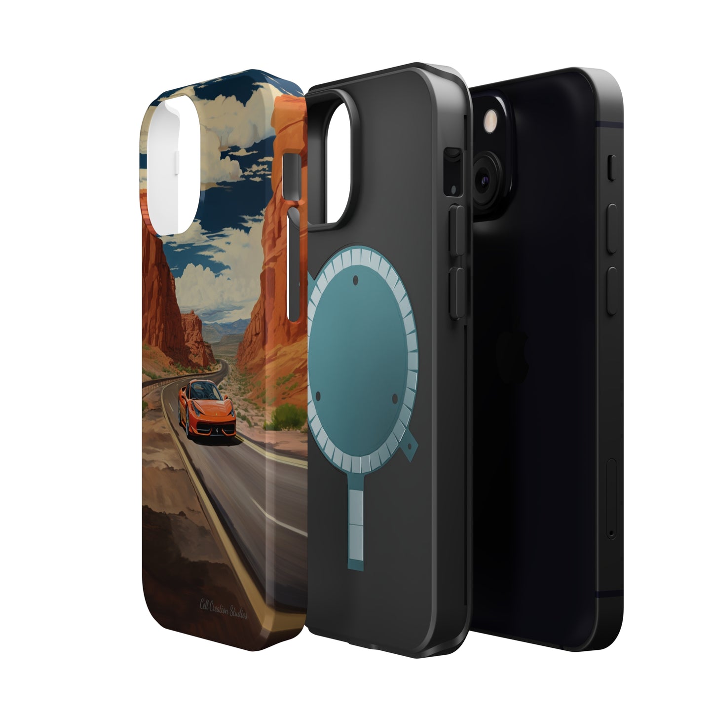 "Desert Racer Ferrari Edition" -MagSafe Tough iPhone Cases