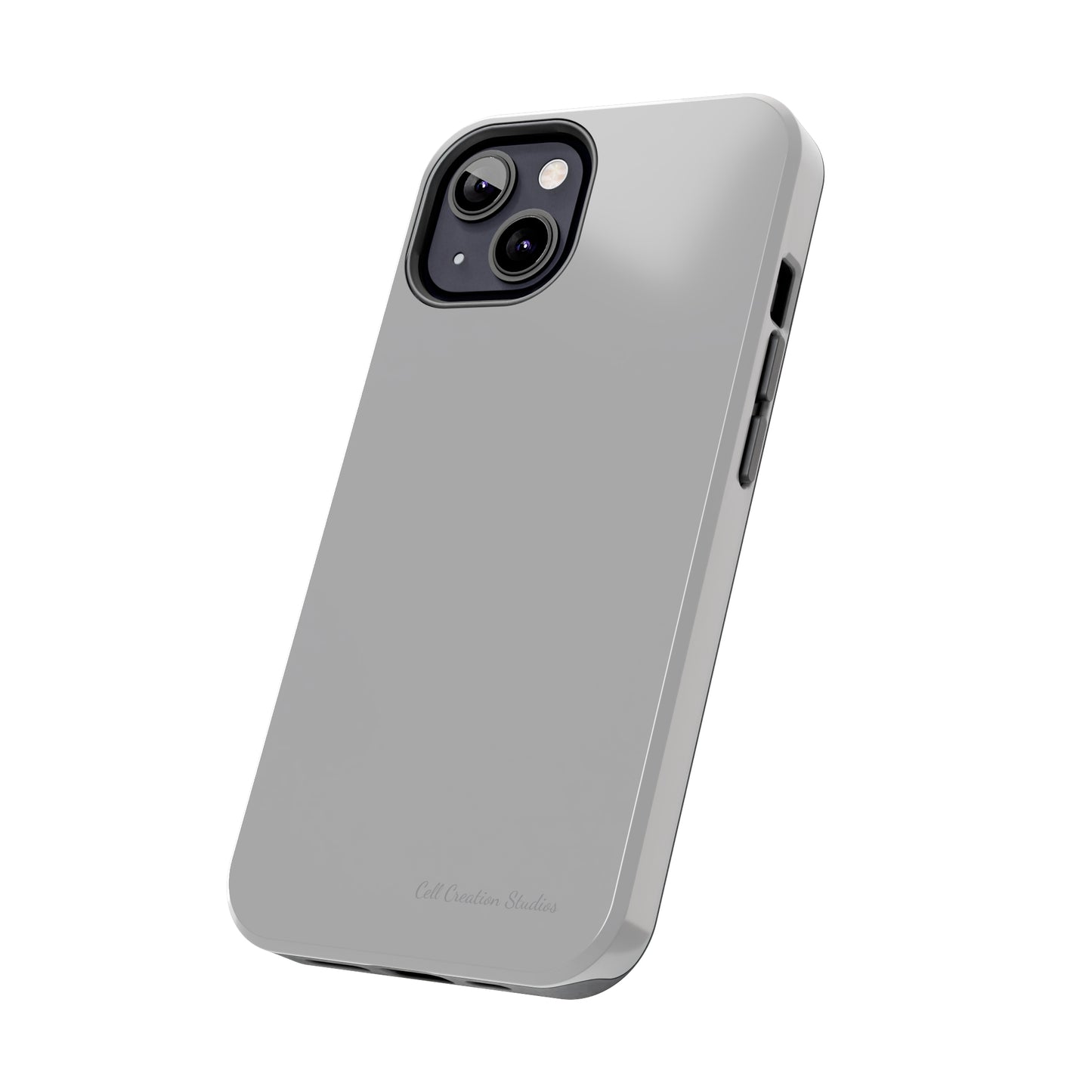 "Sleek Silver Essence" -Tough iPhone Cases