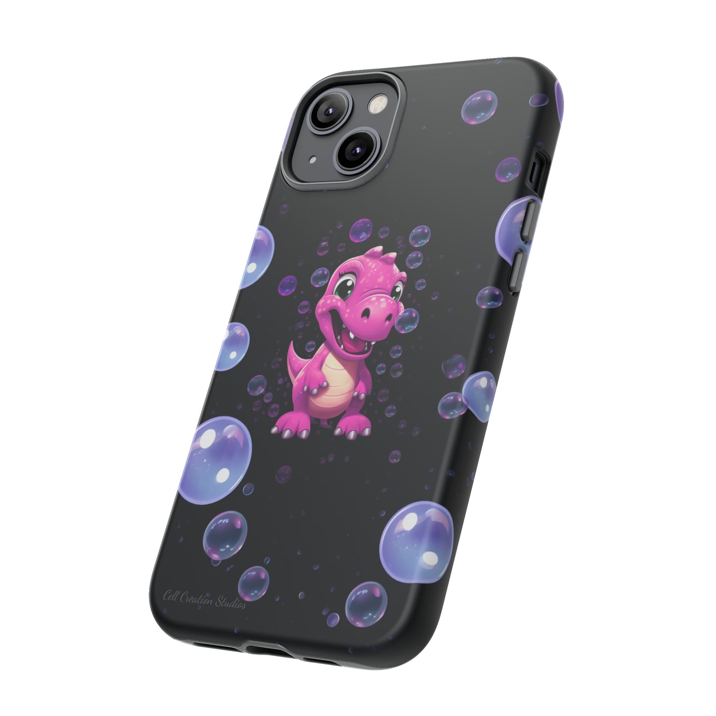 "Dino Glam" Glitter Dinosaur Phone Case -Tough Cases