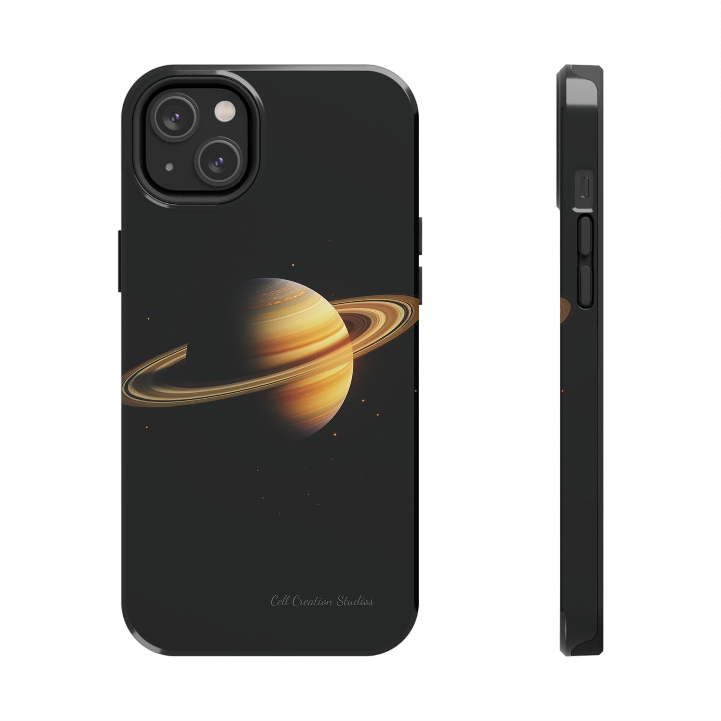 Introducing the "Saturn's Elegance" Cell Phone Case – A Cosmic Masterpiece -Tough Phone Cases