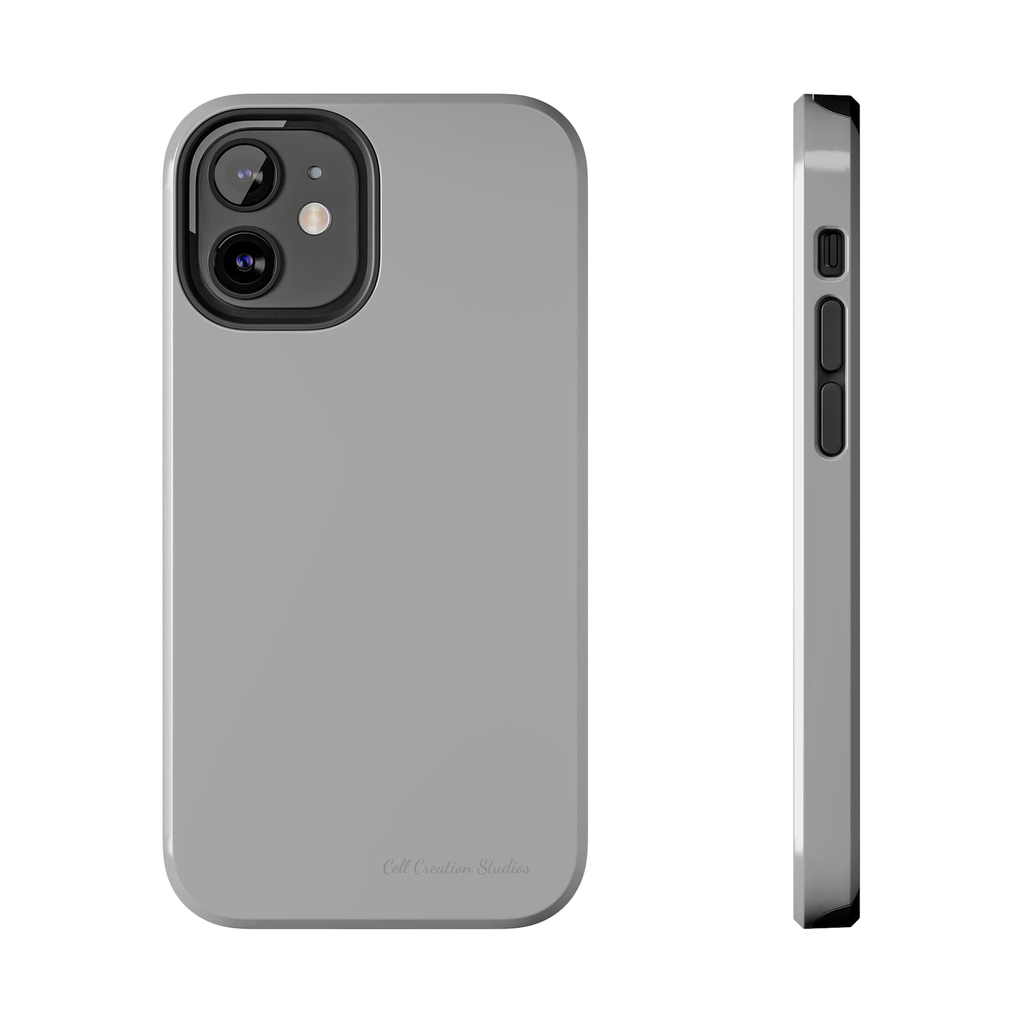 "Sleek Silver Essence" -Tough iPhone Cases