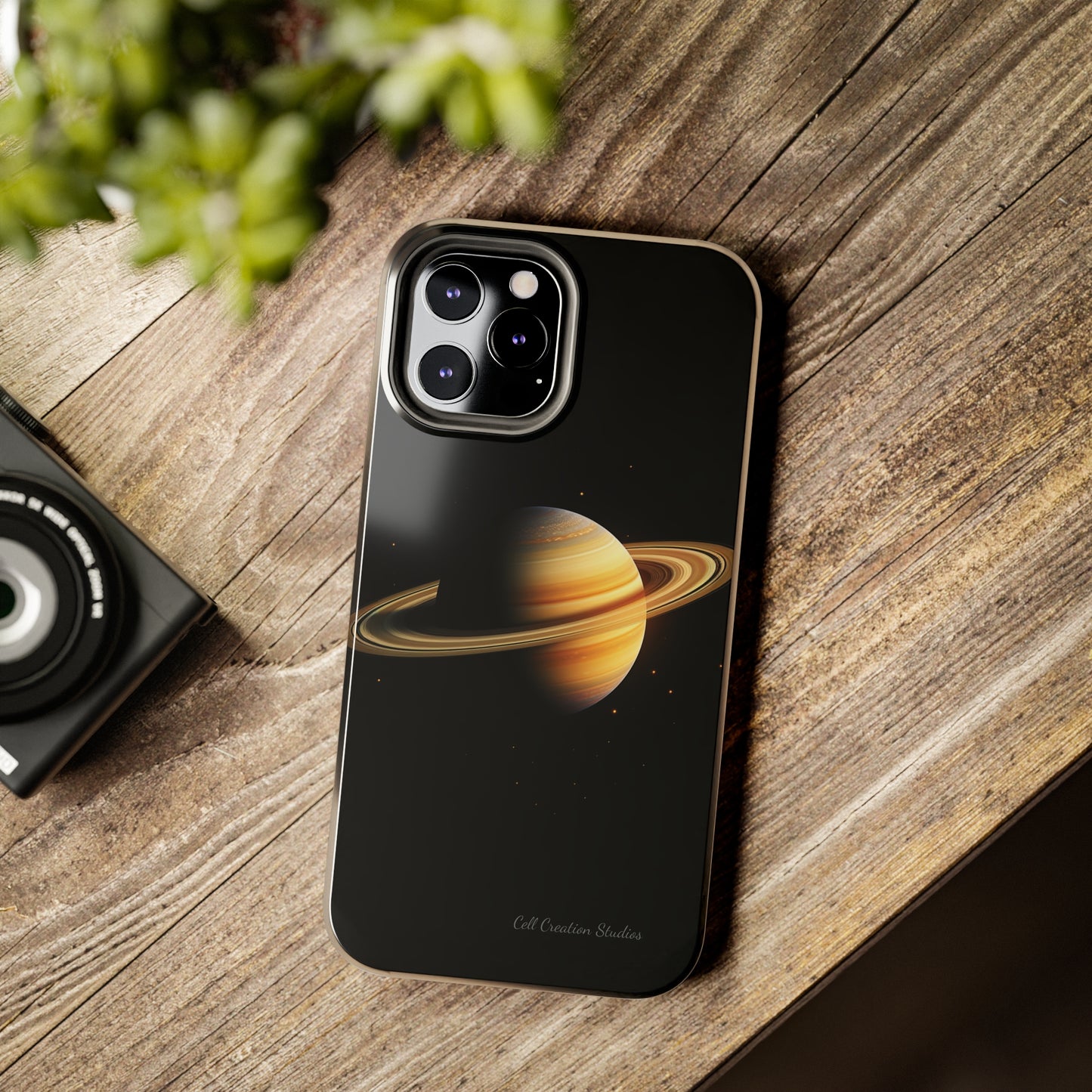 Introducing the "Saturn's Elegance" Cell Phone Case – A Cosmic Masterpiece -Tough Phone Cases