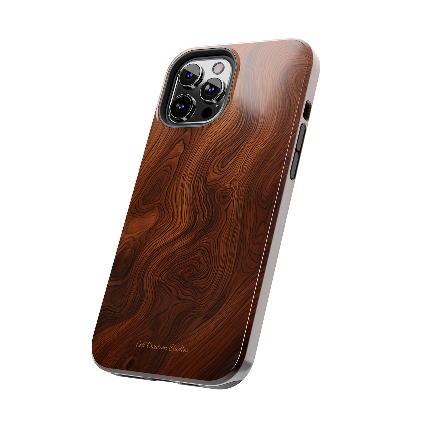 Introducing the "Natural Woodgrain" Cell Phone Case – Embrace Organic Beauty with Wood Pattern Design -Tough Phone Cases