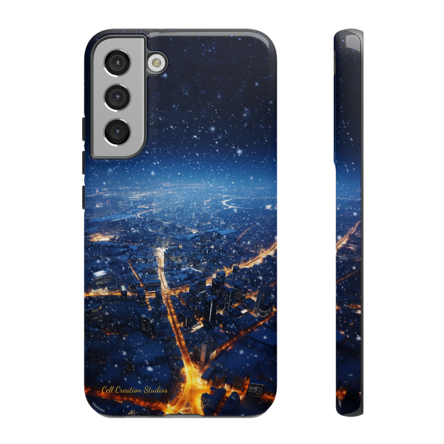 "Urban Snowfall Glow" -Tough Samsung Phone Cases