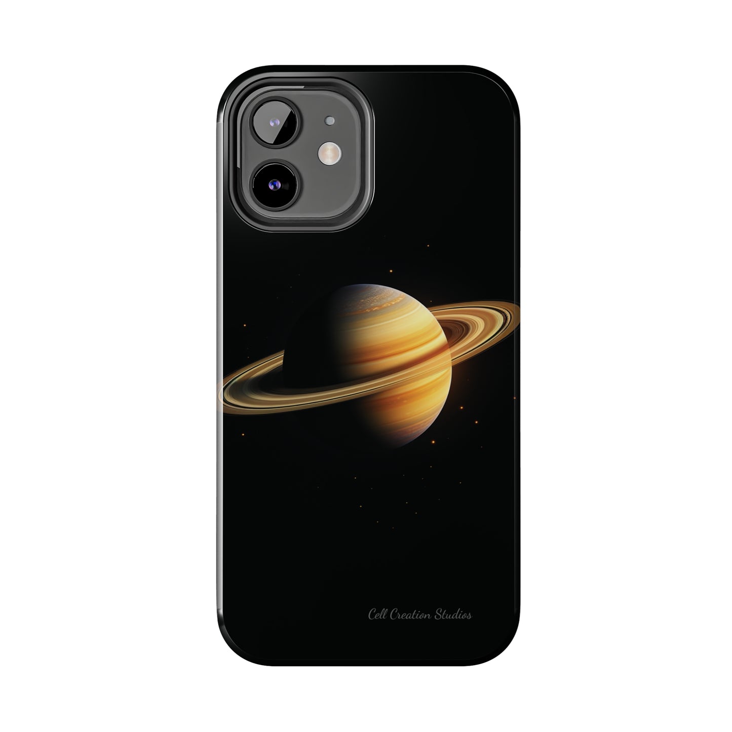 Introducing the "Saturn's Elegance" Cell Phone Case – A Cosmic Masterpiece -Tough Phone Cases