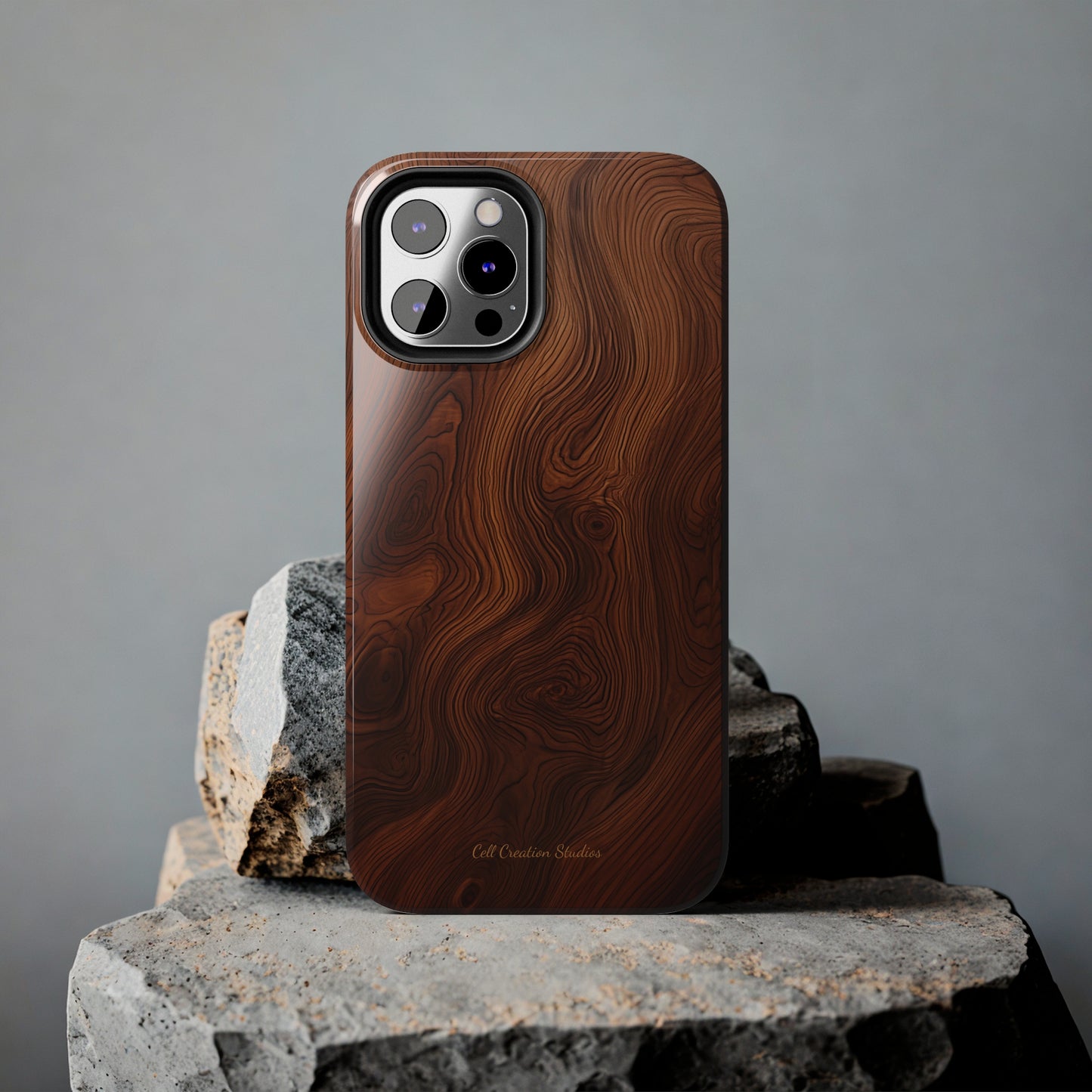 Introducing the "Natural Woodgrain" Cell Phone Case – Embrace Organic Beauty with Wood Pattern Design -Tough Phone Cases