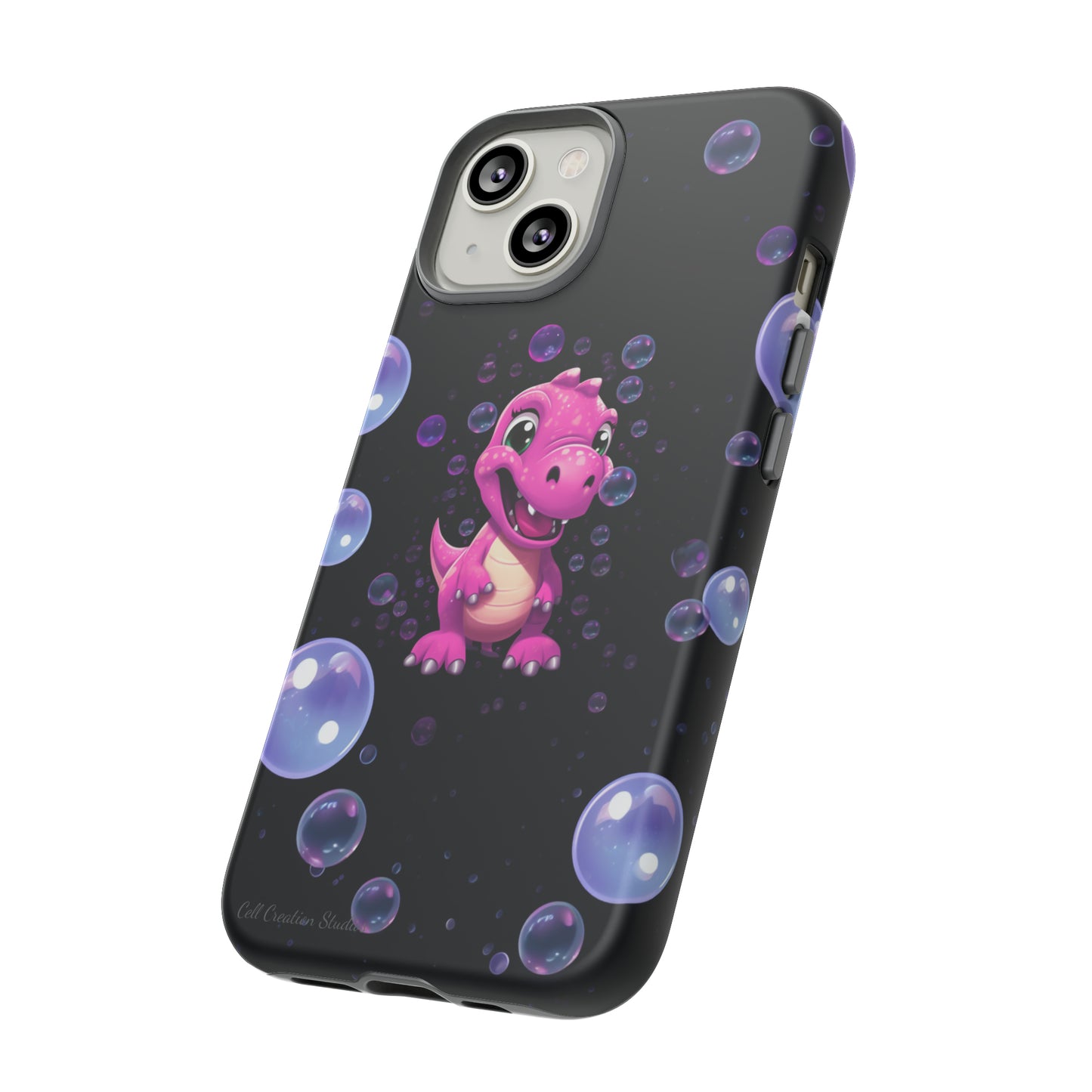 "Dino Glam" Glitter Dinosaur Phone Case -Tough Cases