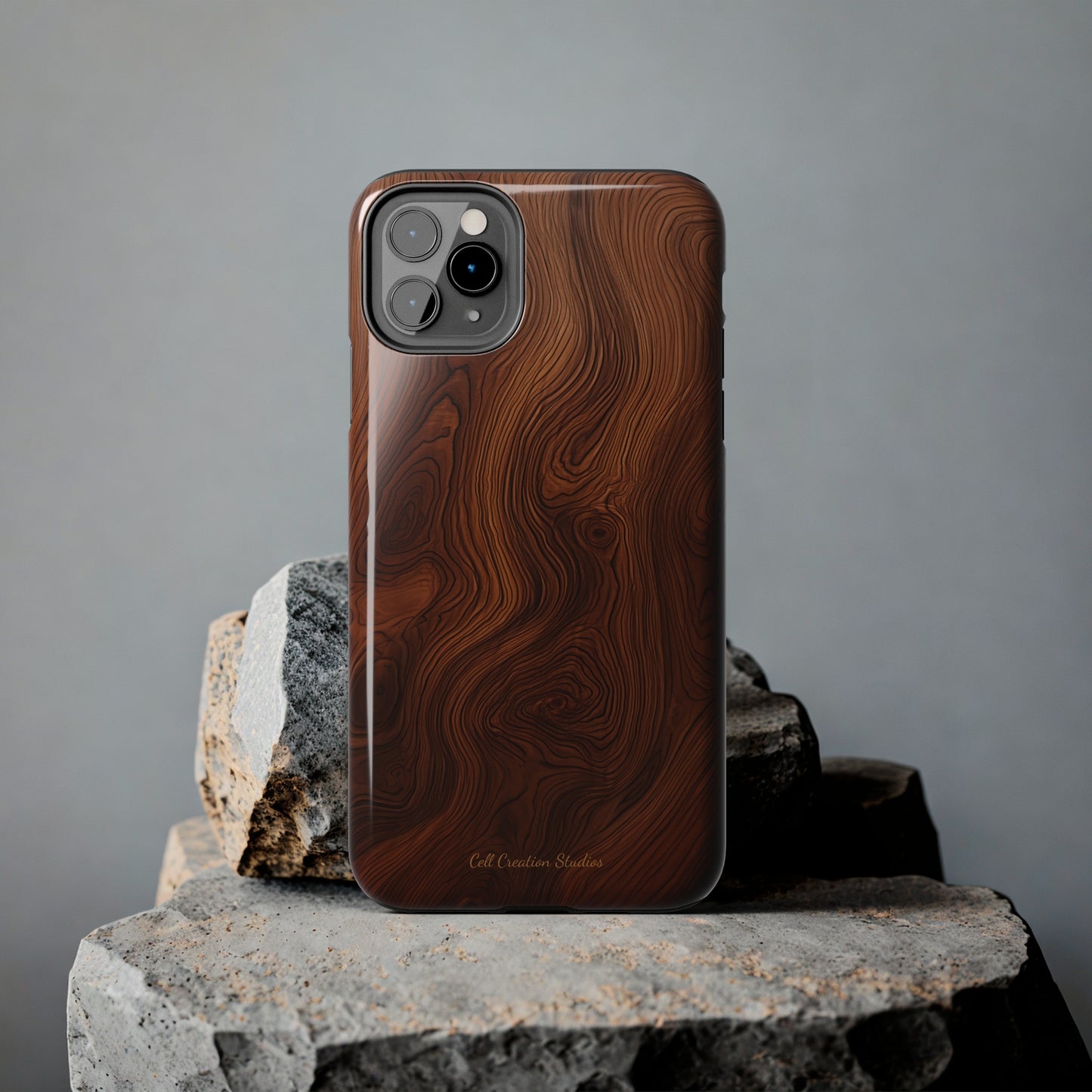 Introducing the "Natural Woodgrain" Cell Phone Case – Embrace Organic Beauty with Wood Pattern Design -Tough Phone Cases