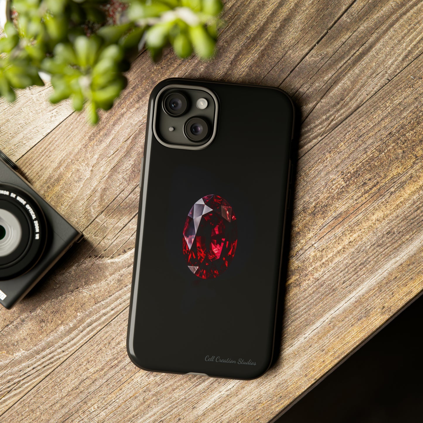 "Ruby Radiance" Phone Case -Tough Cases