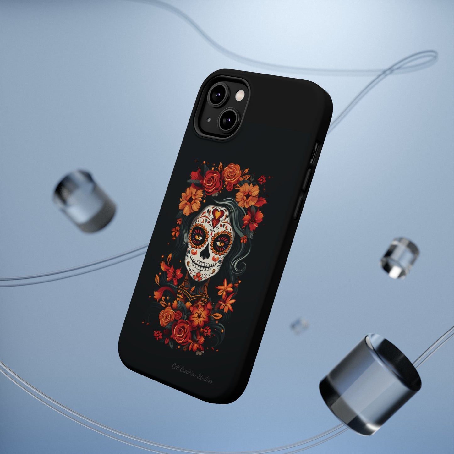 Introducing the "Day of the Dead Fiesta" Cell Phone Case – Celebrate Life in Style -MagSafe Tough Cases