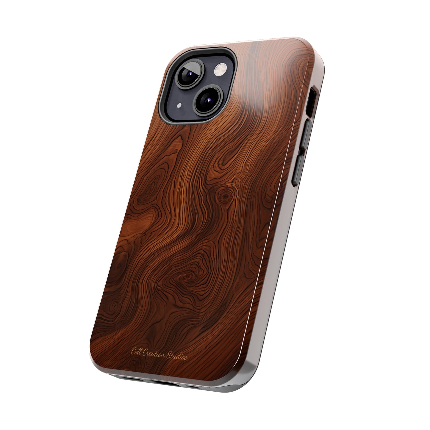 Introducing the "Natural Woodgrain" Cell Phone Case – Embrace Organic Beauty with Wood Pattern Design -Tough Phone Cases