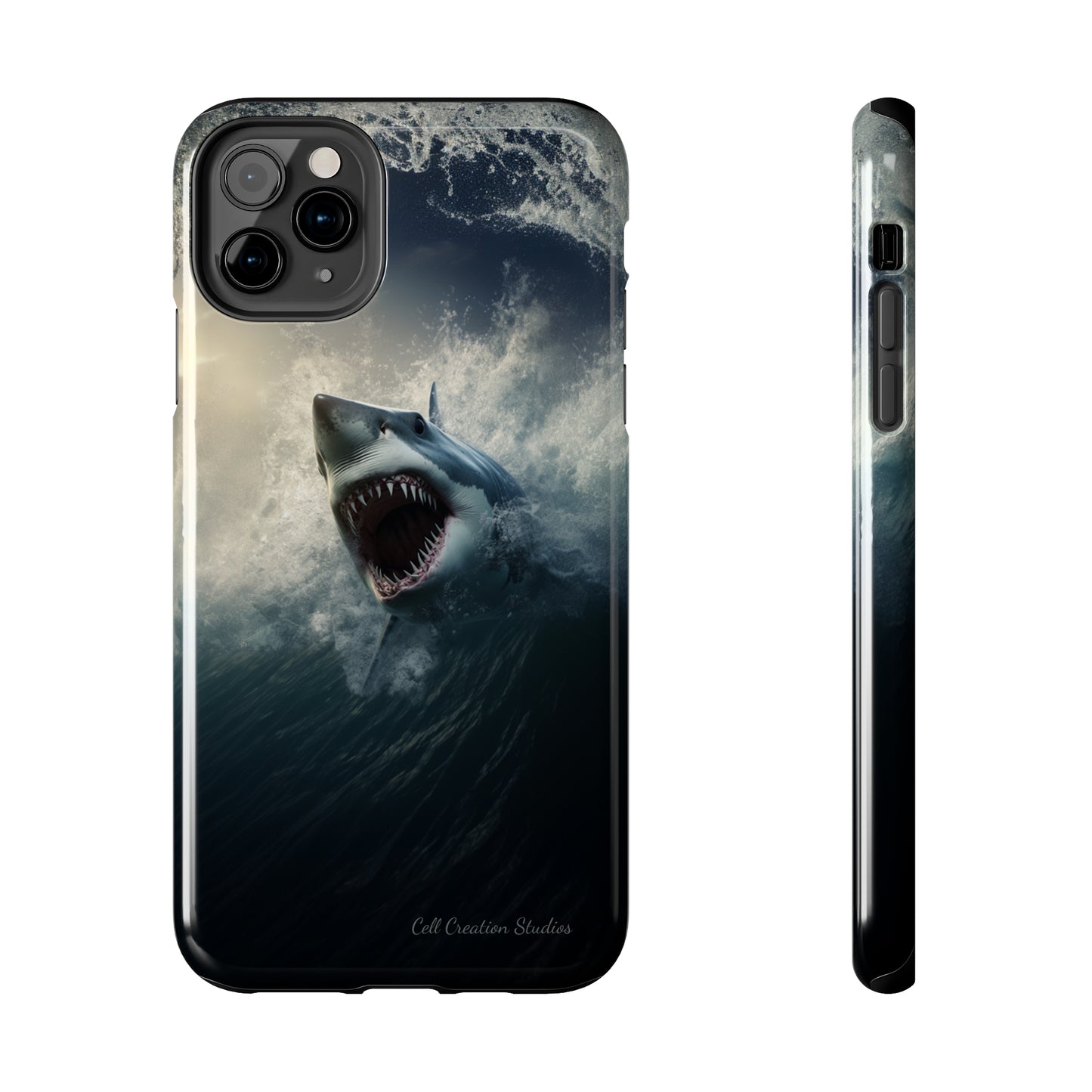 The "Ocean King Great White Shark" Phone Case -Tough Phone Cases