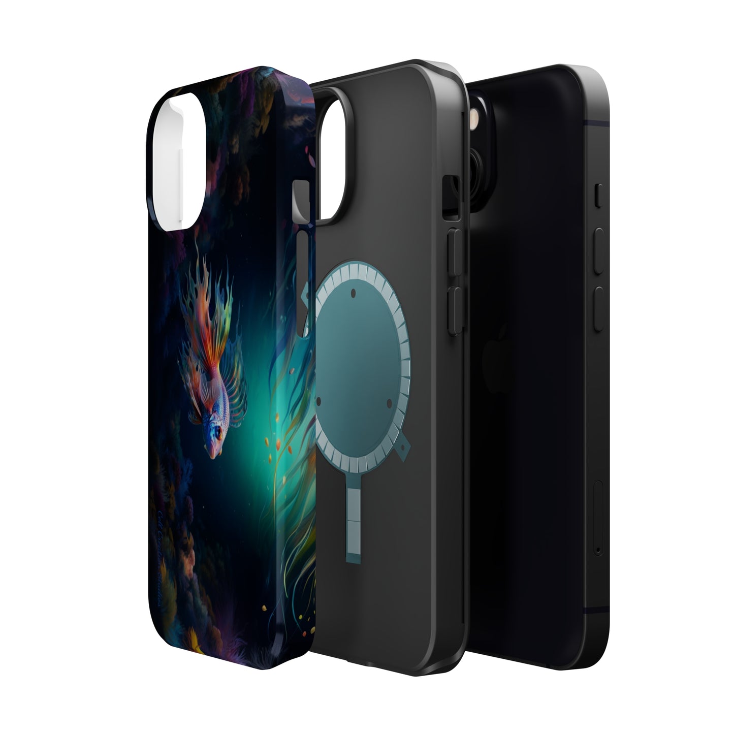 Introducing the "Aquatic Serenity" Cell Phone Case – Dive into Tranquil Waters! -MagSafe Tough Cases