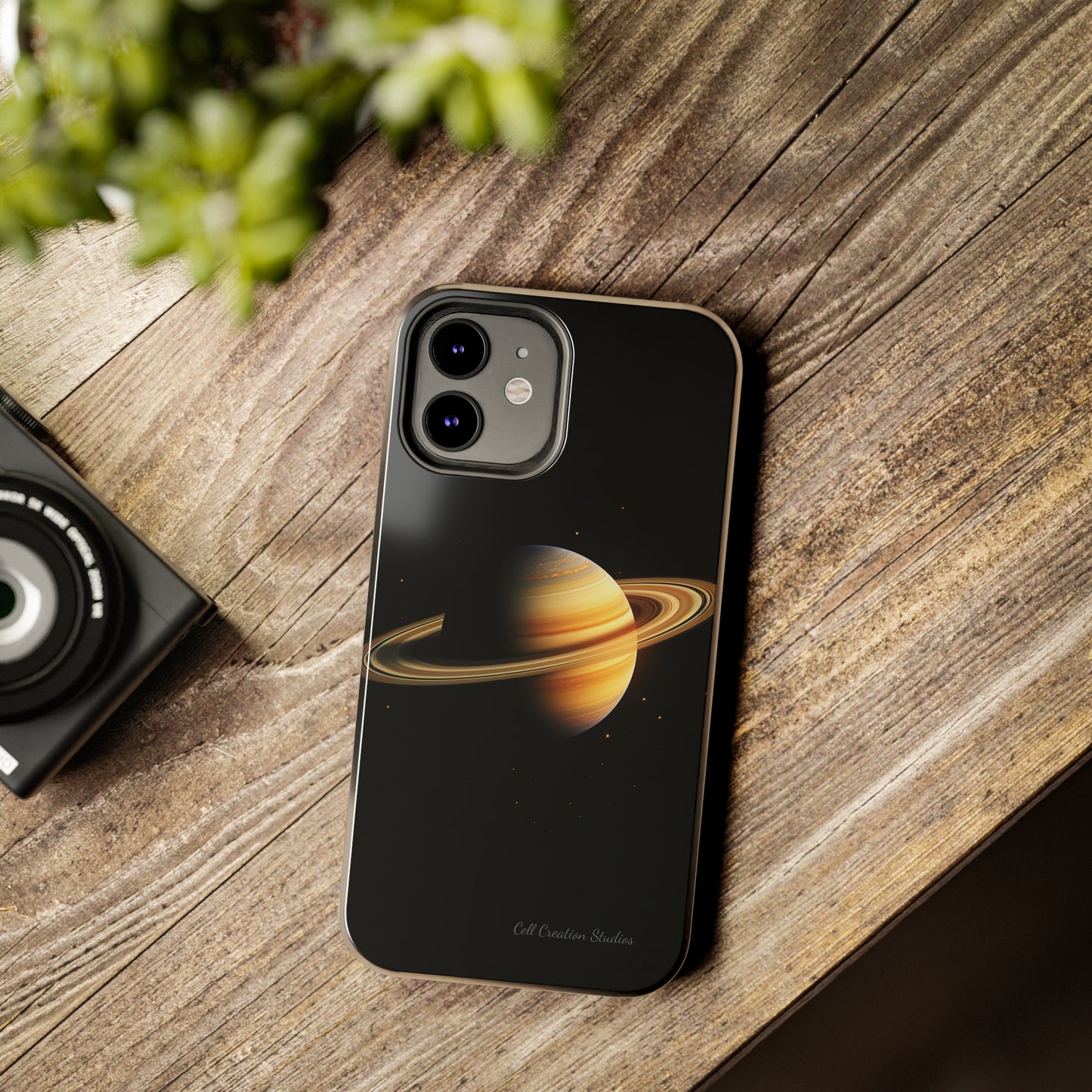 Introducing the "Saturn's Elegance" Cell Phone Case – A Cosmic Masterpiece -Tough Phone Cases
