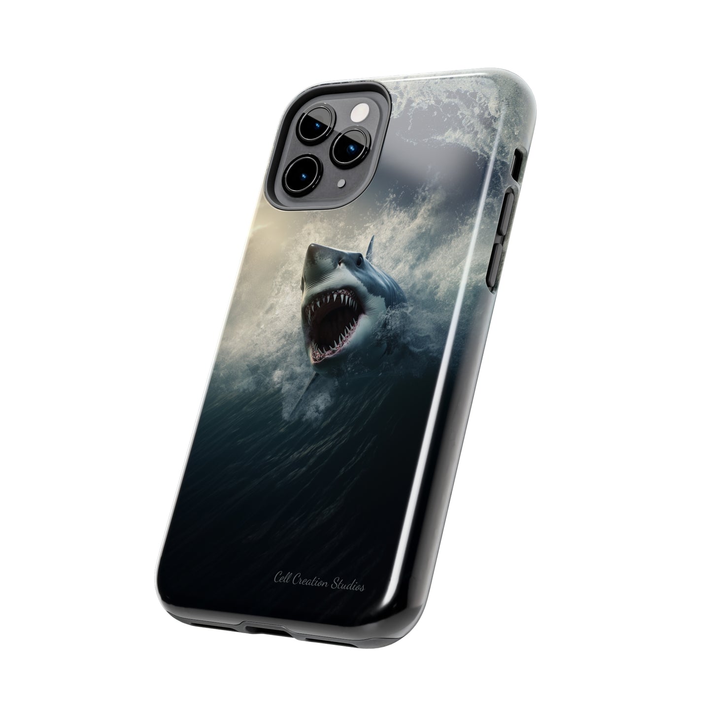 The "Ocean King Great White Shark" Phone Case -Tough Phone Cases