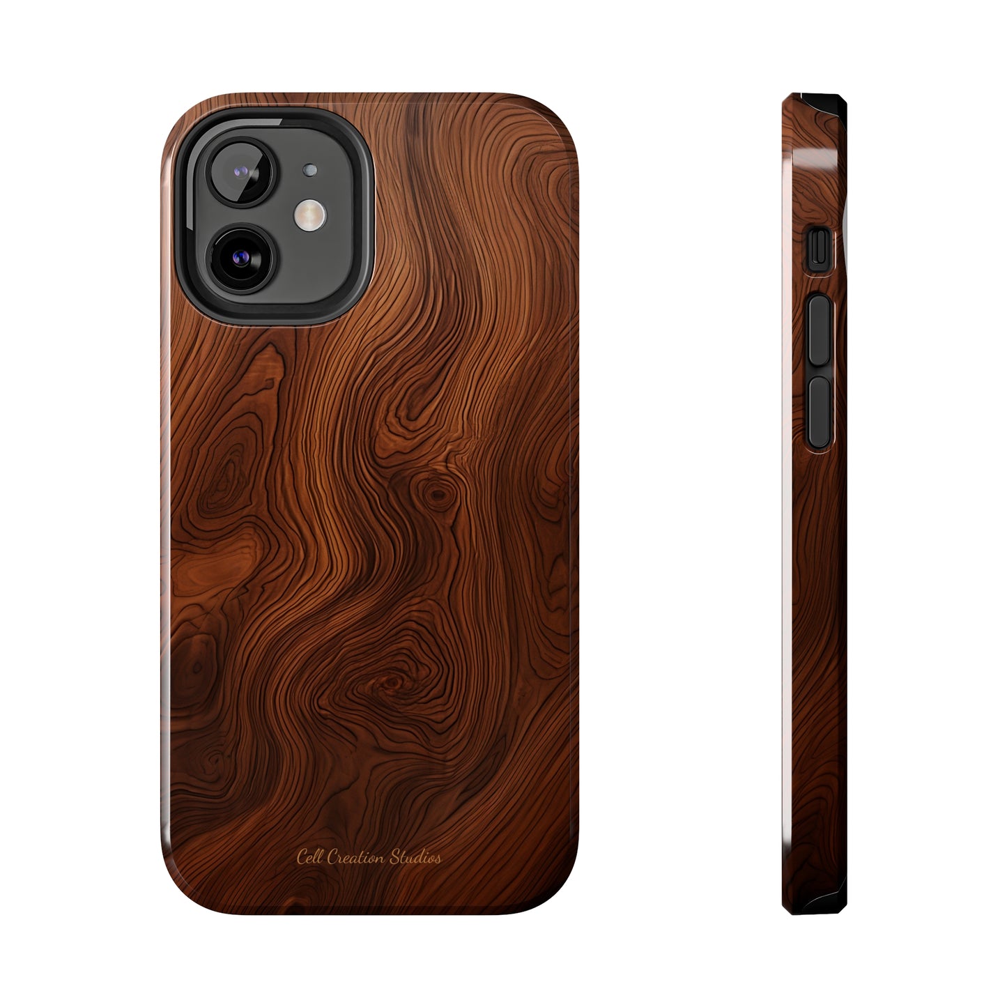 Introducing the "Natural Woodgrain" Cell Phone Case – Embrace Organic Beauty with Wood Pattern Design -Tough Phone Cases