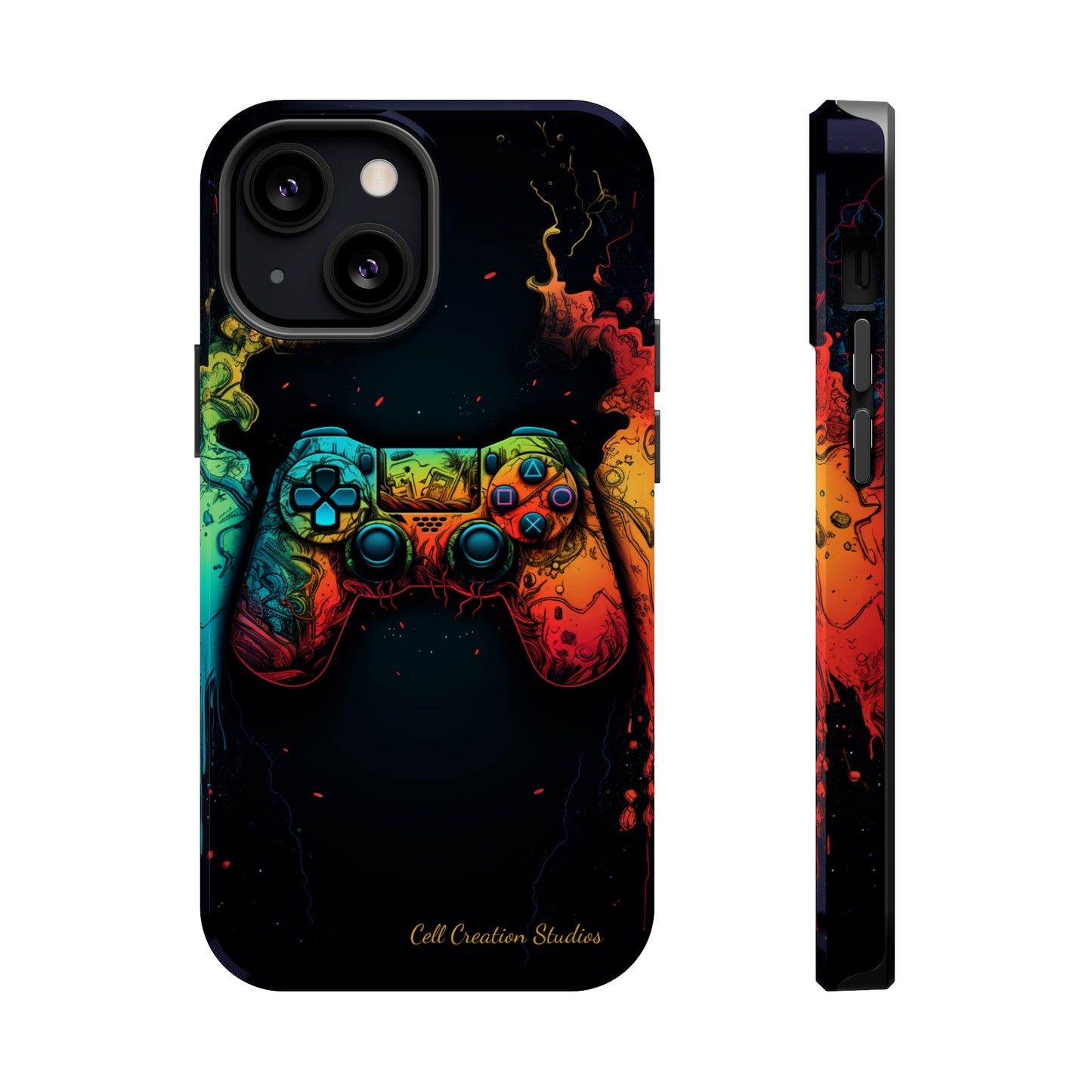 "ColorBlast Gaming" -MagSafe Tough iPhone Cases