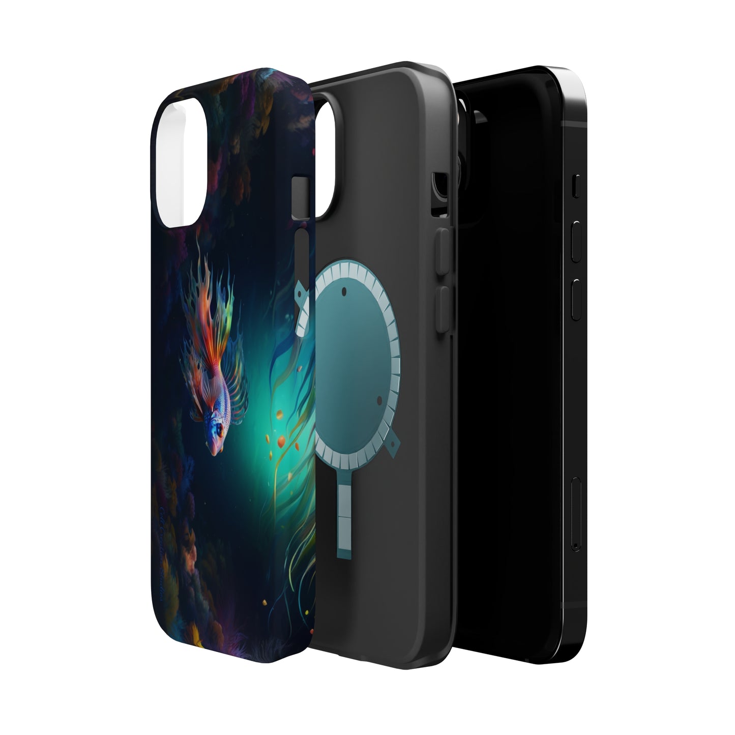 Introducing the "Aquatic Serenity" Cell Phone Case – Dive into Tranquil Waters! -MagSafe Tough Cases