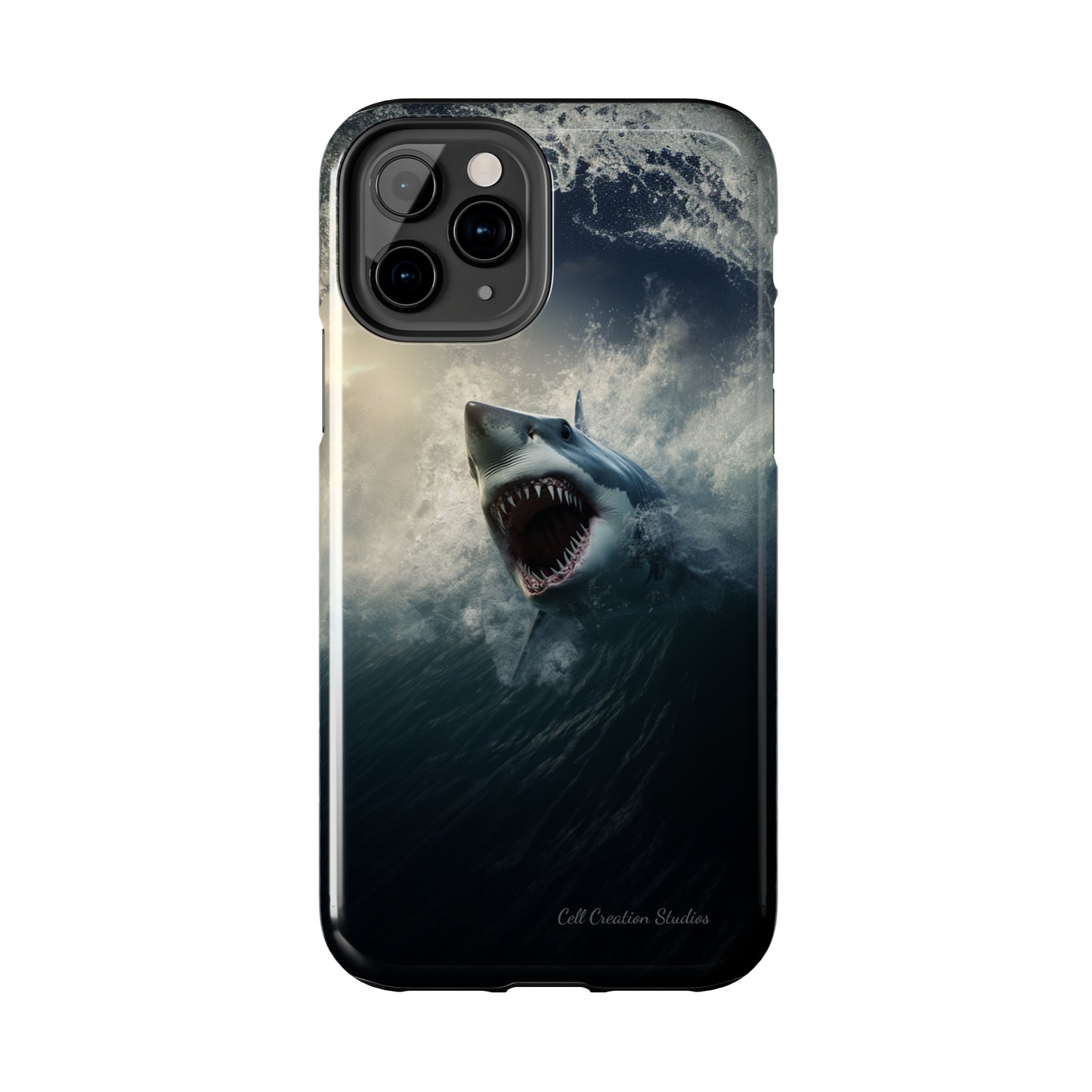The "Ocean King Great White Shark" Phone Case -Tough Phone Cases