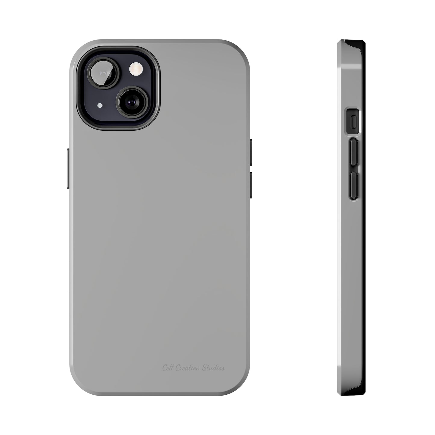"Sleek Silver Essence" -Tough iPhone Cases