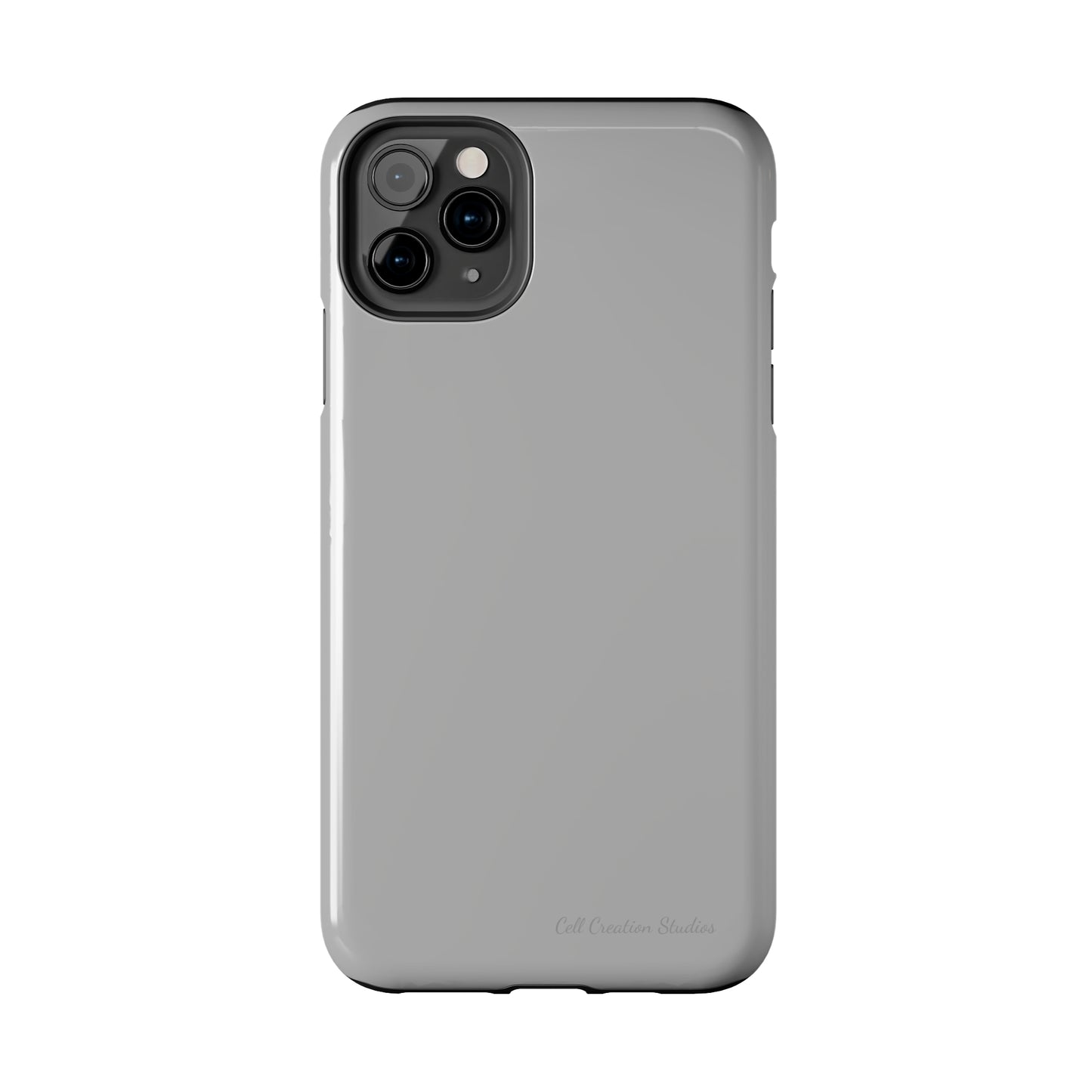 "Sleek Silver Essence" -Tough iPhone Cases