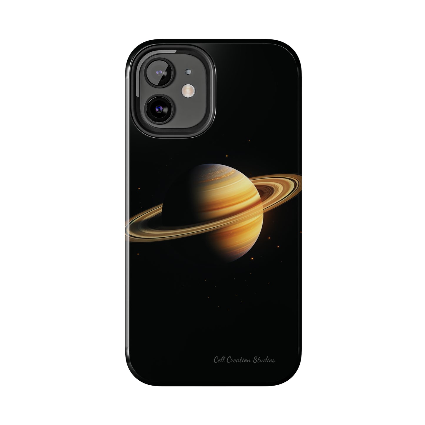 Introducing the "Saturn's Elegance" Cell Phone Case – A Cosmic Masterpiece -Tough Phone Cases
