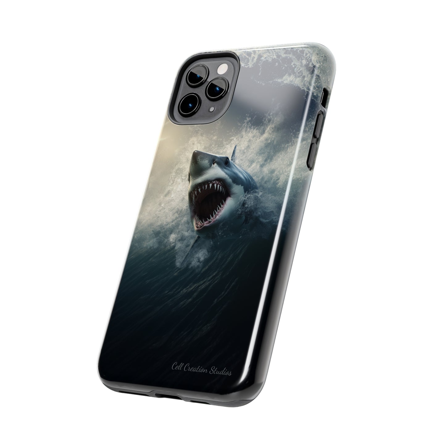 The "Ocean King Great White Shark" Phone Case -Tough Phone Cases
