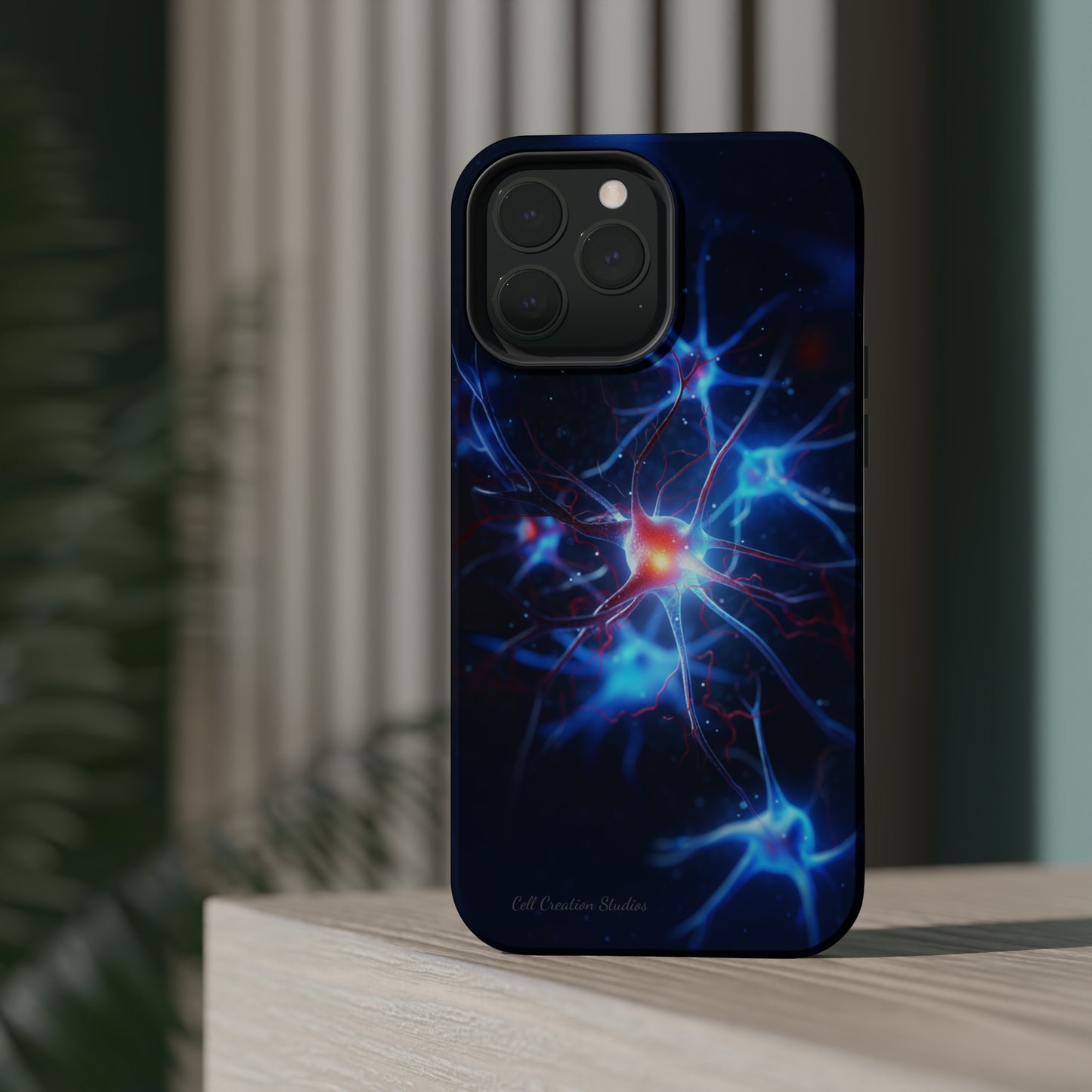 Introducing the "Neural Nexus" Cell Phone Case – Illuminate the Complexity Within! -MagSafe Tough Cases
