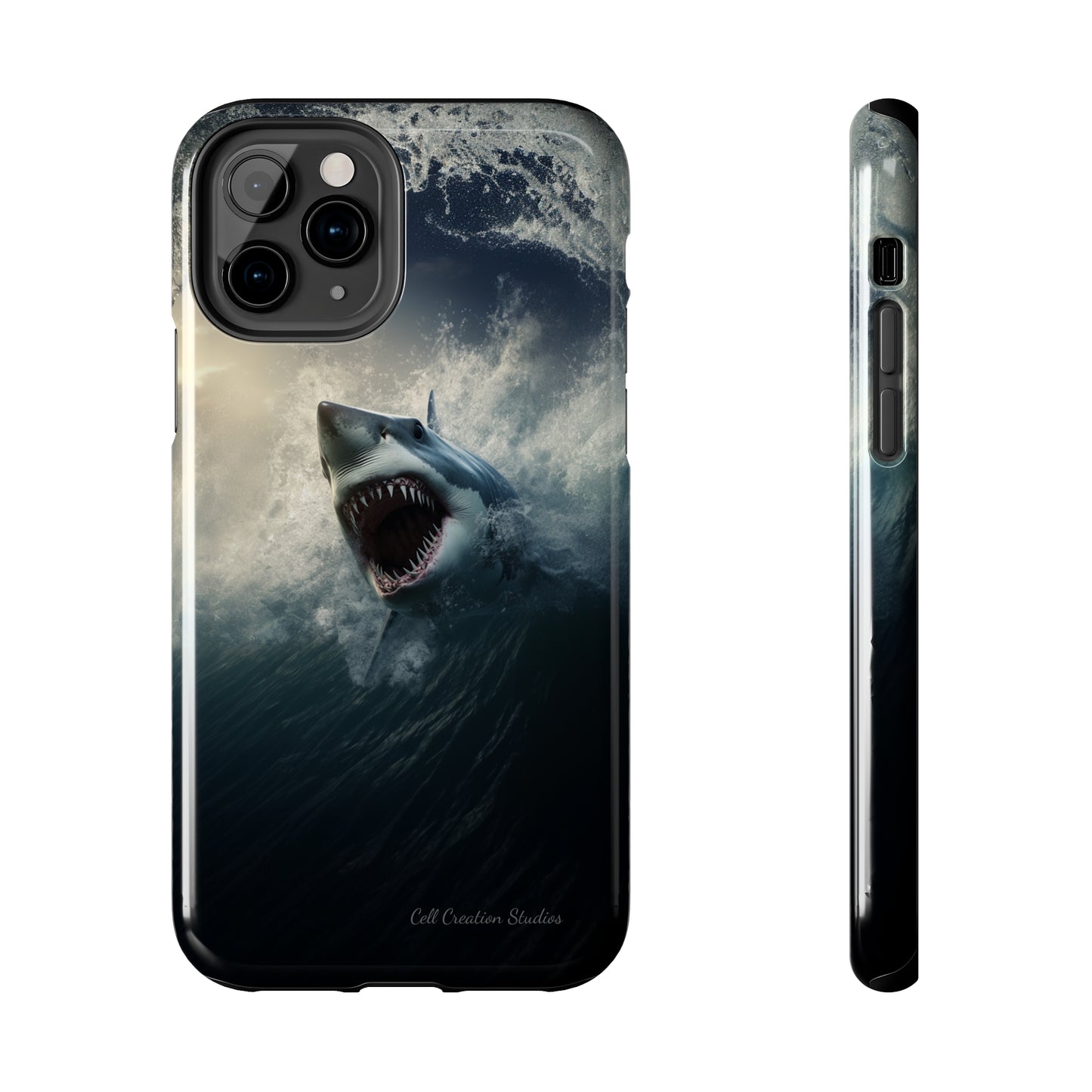 The "Ocean King Great White Shark" Phone Case -Tough Phone Cases