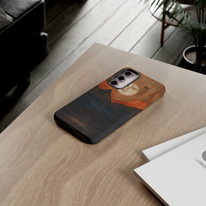 "Elevate Your Style with the Mountain Moonlight Phone Case" -Tough Cases