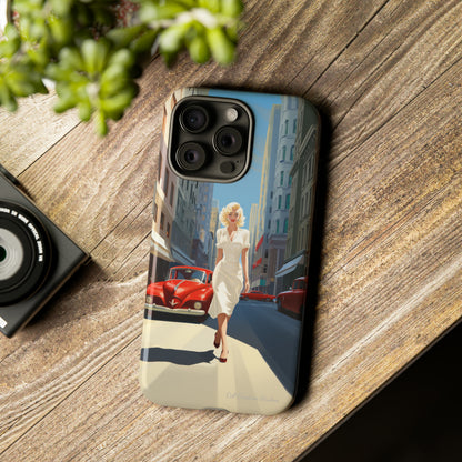 "City Stroll Glamour" Marilyn Monroe Phone Case -Tough Cases