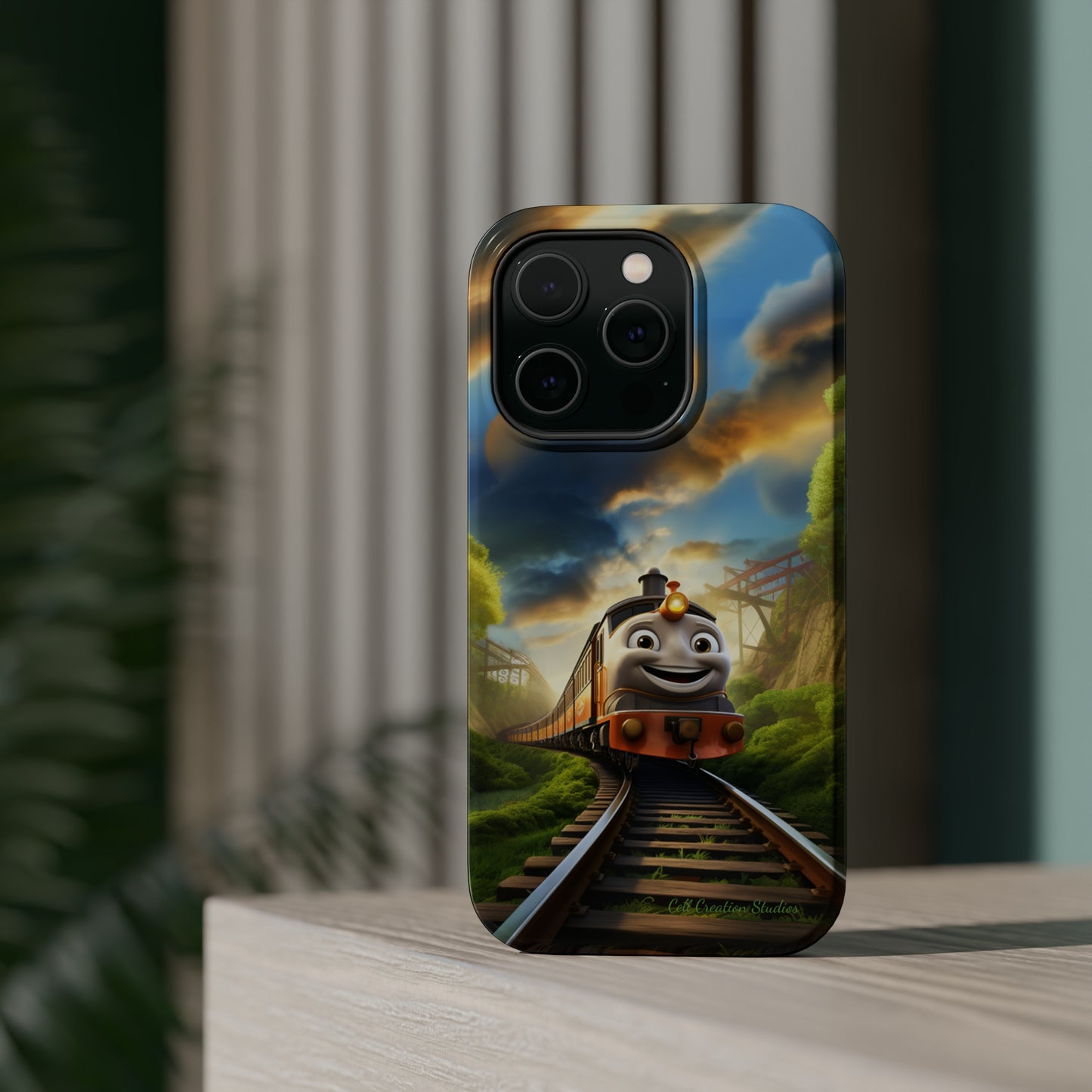 The 'Smiling Express Train" Phone Case -MagSafe Tough Cases