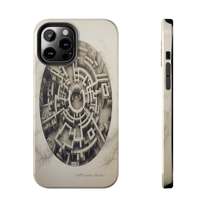 "Discover the Mystery: Maze-Inspired Cell Phone Case" -Tough Phone Cases