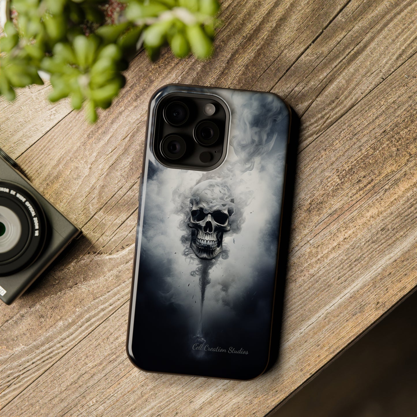 "Mystic Smoke Skull" -MagSafe Tough iPhone Cases