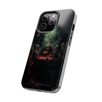 Introducing the "Ghoulish Gala" Cell Phone Case – Dracula's Halloween Soiree -Tough Phone Cases