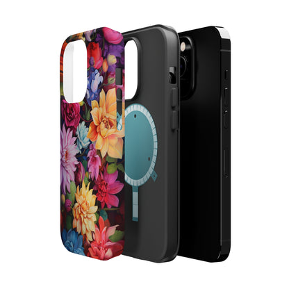 Introducing the "Blossom Beauty" Cell Phone Case – Elevate Your Style with Floral Charm -MagSafe Tough Cases