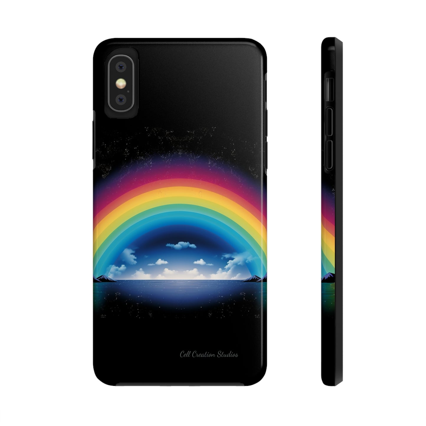 "Vibrant Skies: Rainbow Sunset" Cell Phone Case -Tough Phone Cases