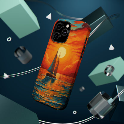 "Sailboat Sunset" - MagSafe Tough iPhone Cases