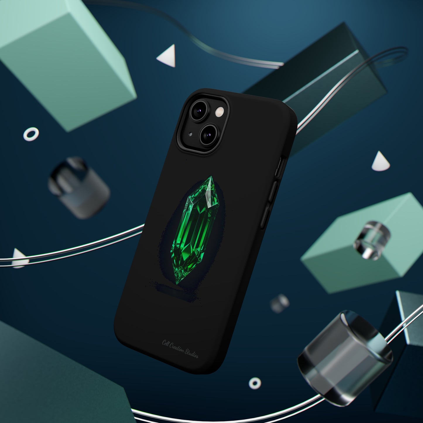 "Emerald Elegance" Phone Case -MagSafe Tough Cases