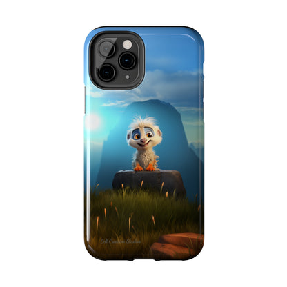 Introducing the "Mountain Explorer Buddy" Cell Phone Case – Embark on Adventures with an Animated Cute Animal -Tough Phone Cases