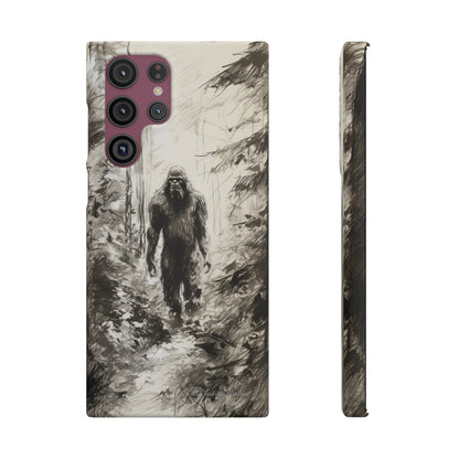 "Bigfoot in the Wilderness" Cell Phone Case – Encounter Bigfoot's Mystery -Snap Cases