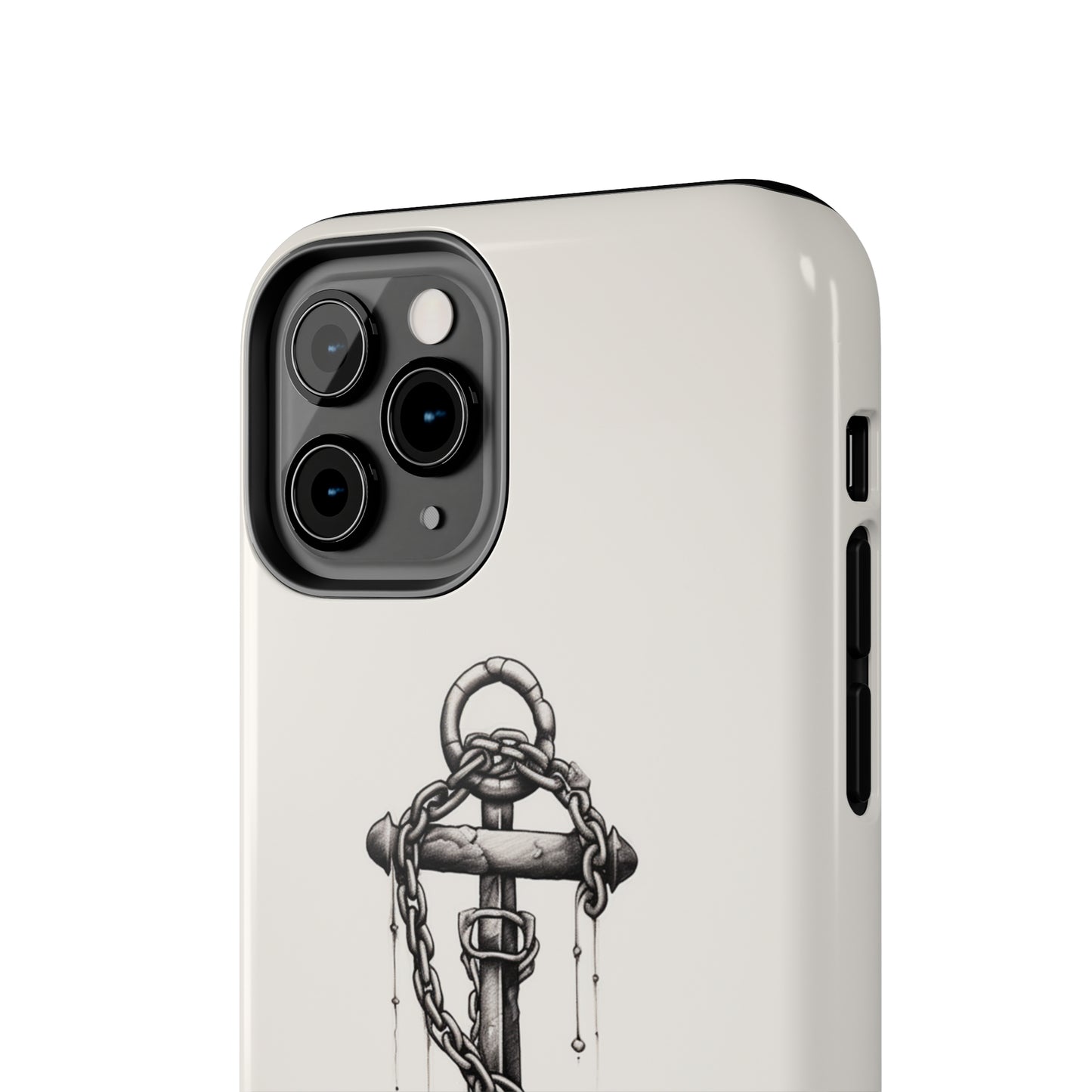 "Nautical Elegance Anchor" -Tough iPhone Cases