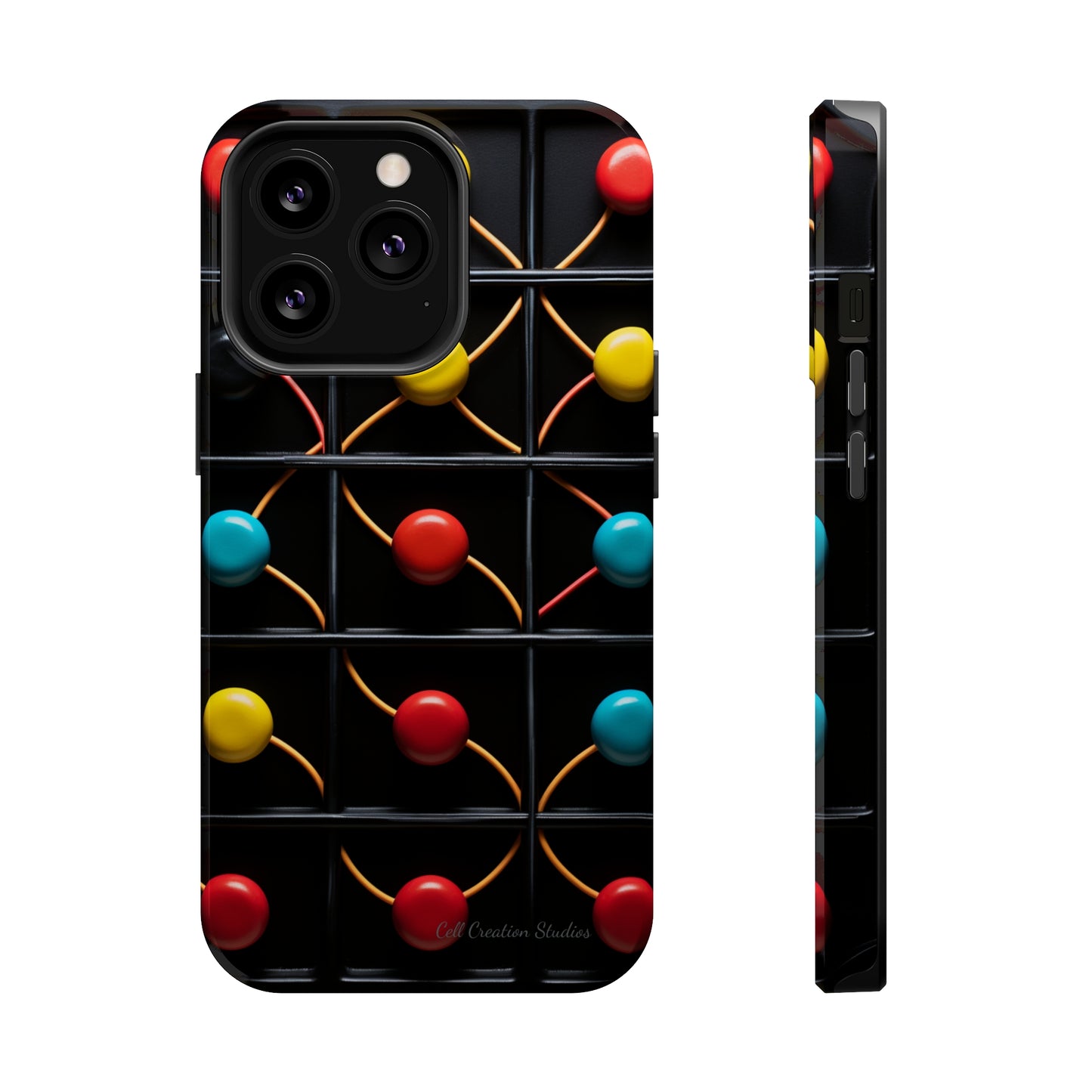 "Vibrant Spheres Fusion" -MagSafe Tough Phone Cases