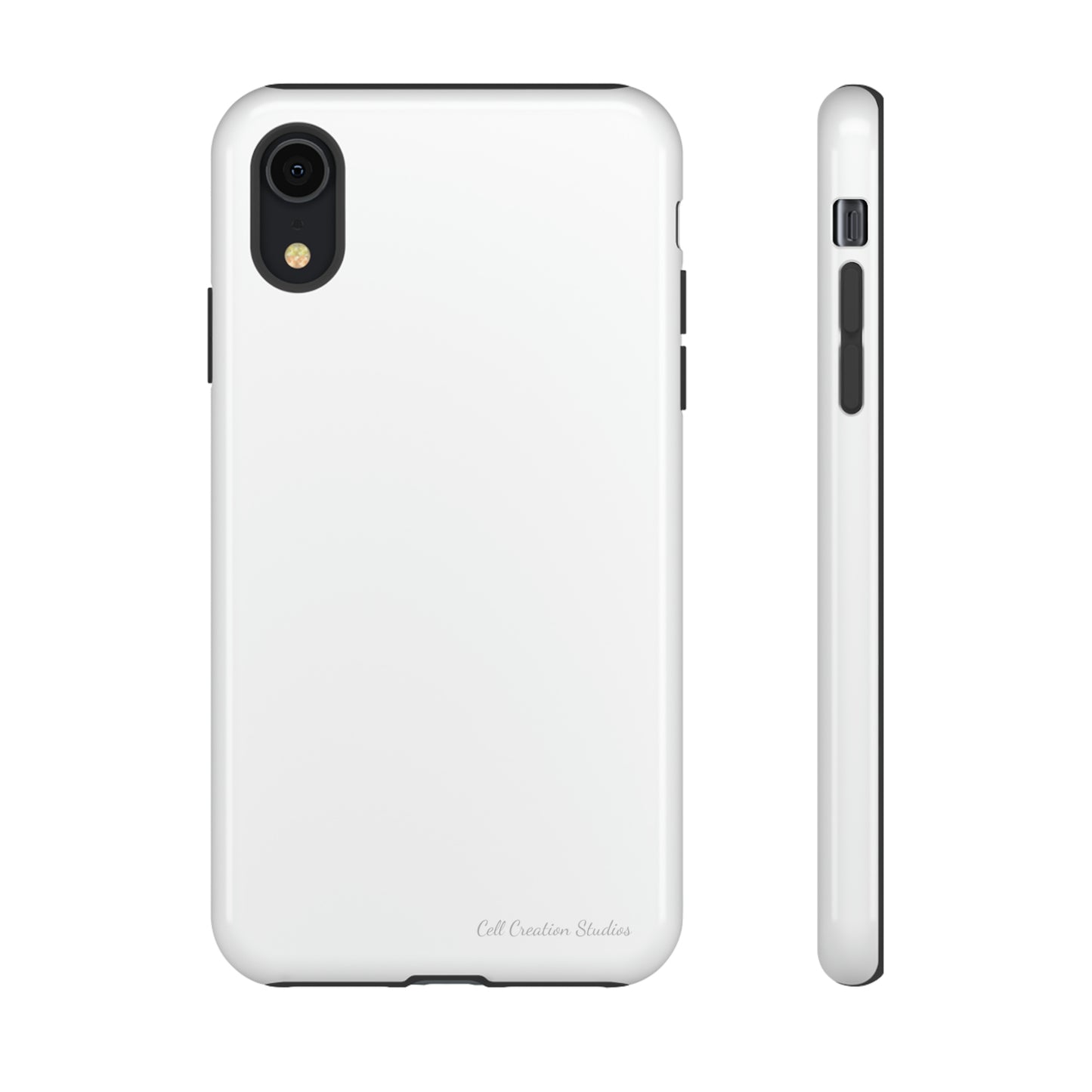 "Pure Elegance White" -Tough iPhone Cases