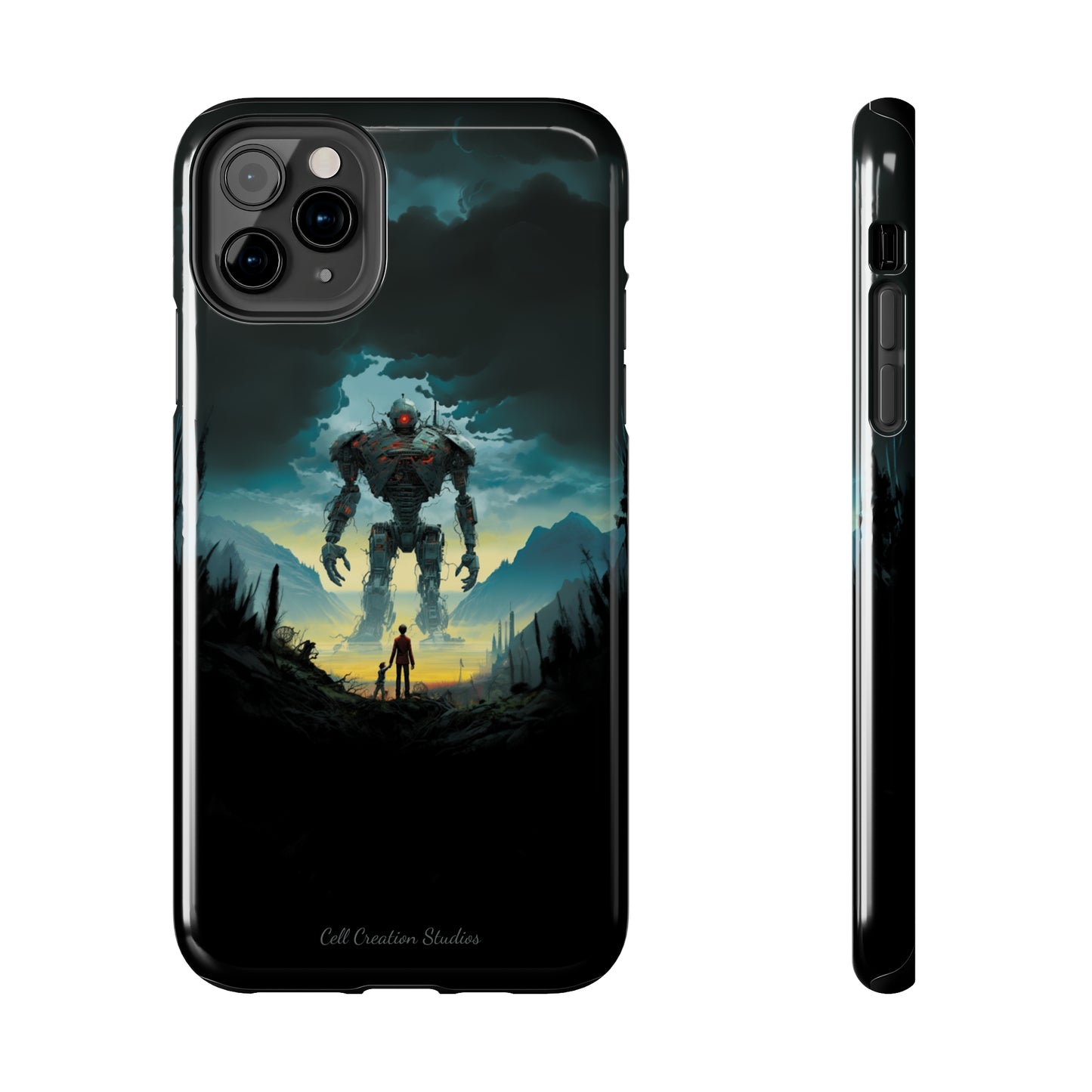 Introducing the "Rising Titan" Cell Phone Case – Witness the Astonishing Emergence of a Giant Robot! -Tough Phone Cases