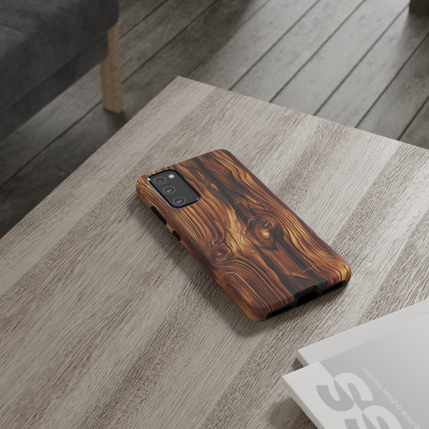 "Wood Grain Elegance" Tough Samsung Galaxy Cases